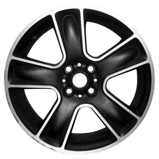 17" x 7" Mini Cooper Roadster 2014 Factory OEM Wheel Rim Machined Black 71351