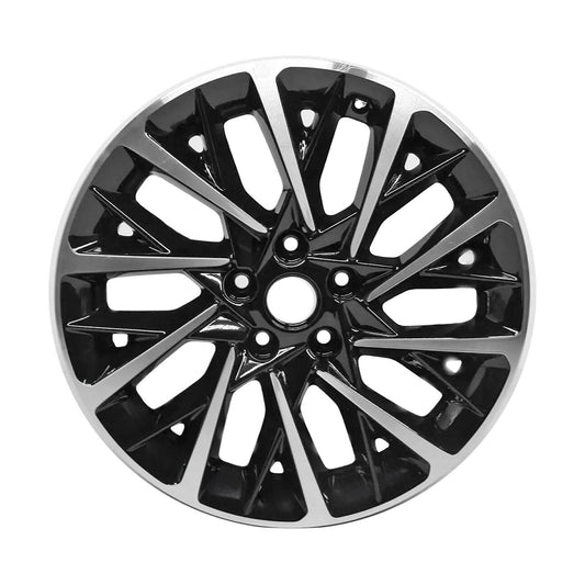 18" x 7.5" Hyundai Sonata 2020 2021 Factory OEM Wheel Rim Machined Black 70985