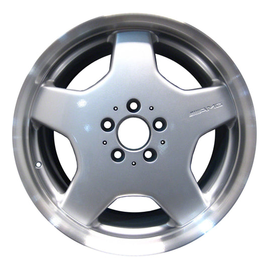 18" x 9.5" Mercedes-Benz S600 2001 2002 Rear Factory OEM Wheel Rim Silver 65207