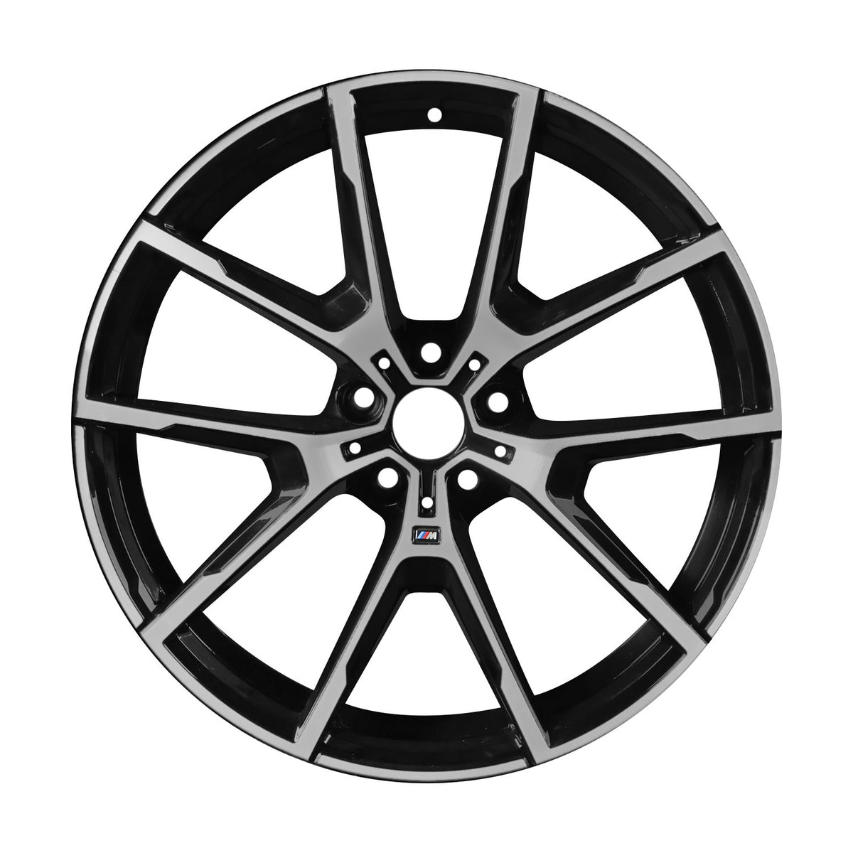 20" x 9" BMW M850i Xdrive 2019 Rear Factory OEM Wheel Rim Machined Black 86428