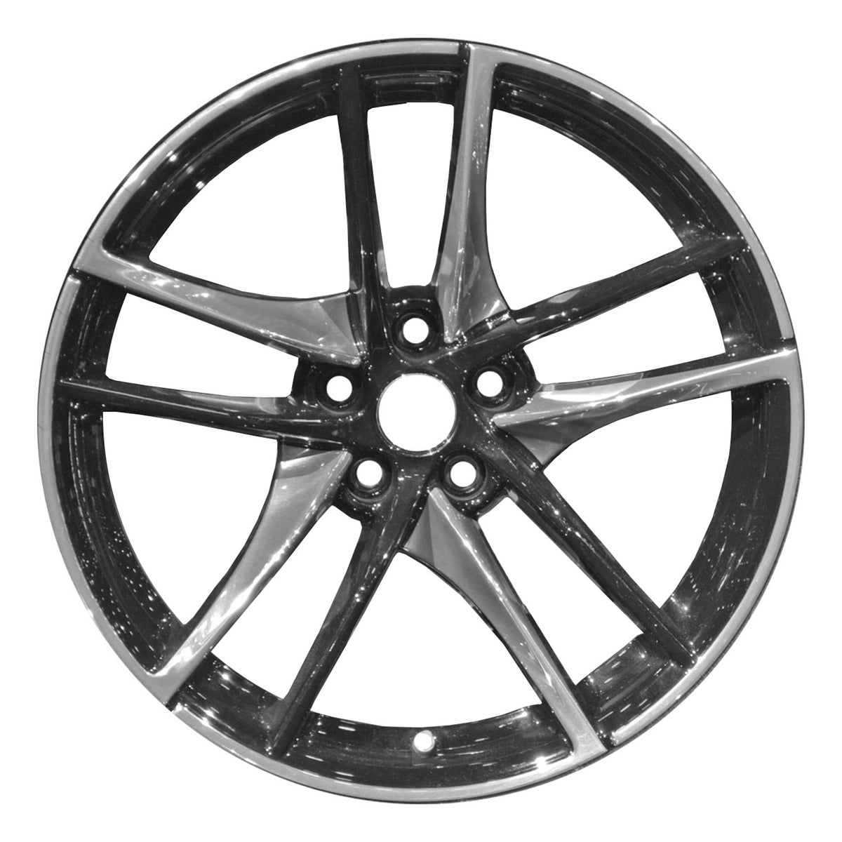 19" x 9" Toyota Gr Supra 2020 2021 2022 Front OEM Wheel Rim Polished Black 75256