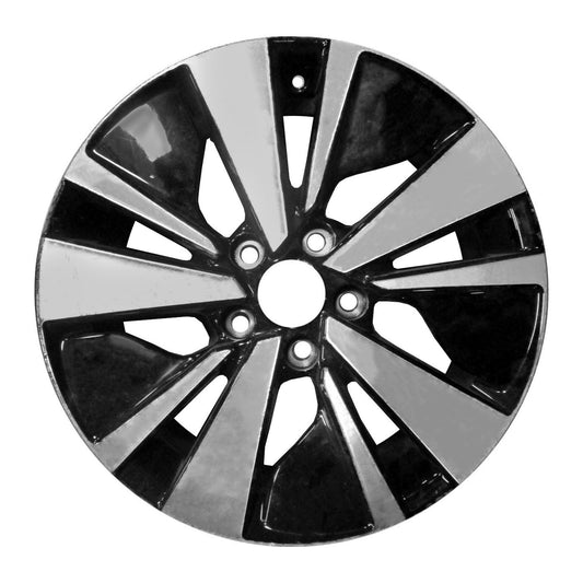 17" x 7.5" Nissan Altima 2019 2020 Factory OEM Wheel Rim Machined Black 62784
