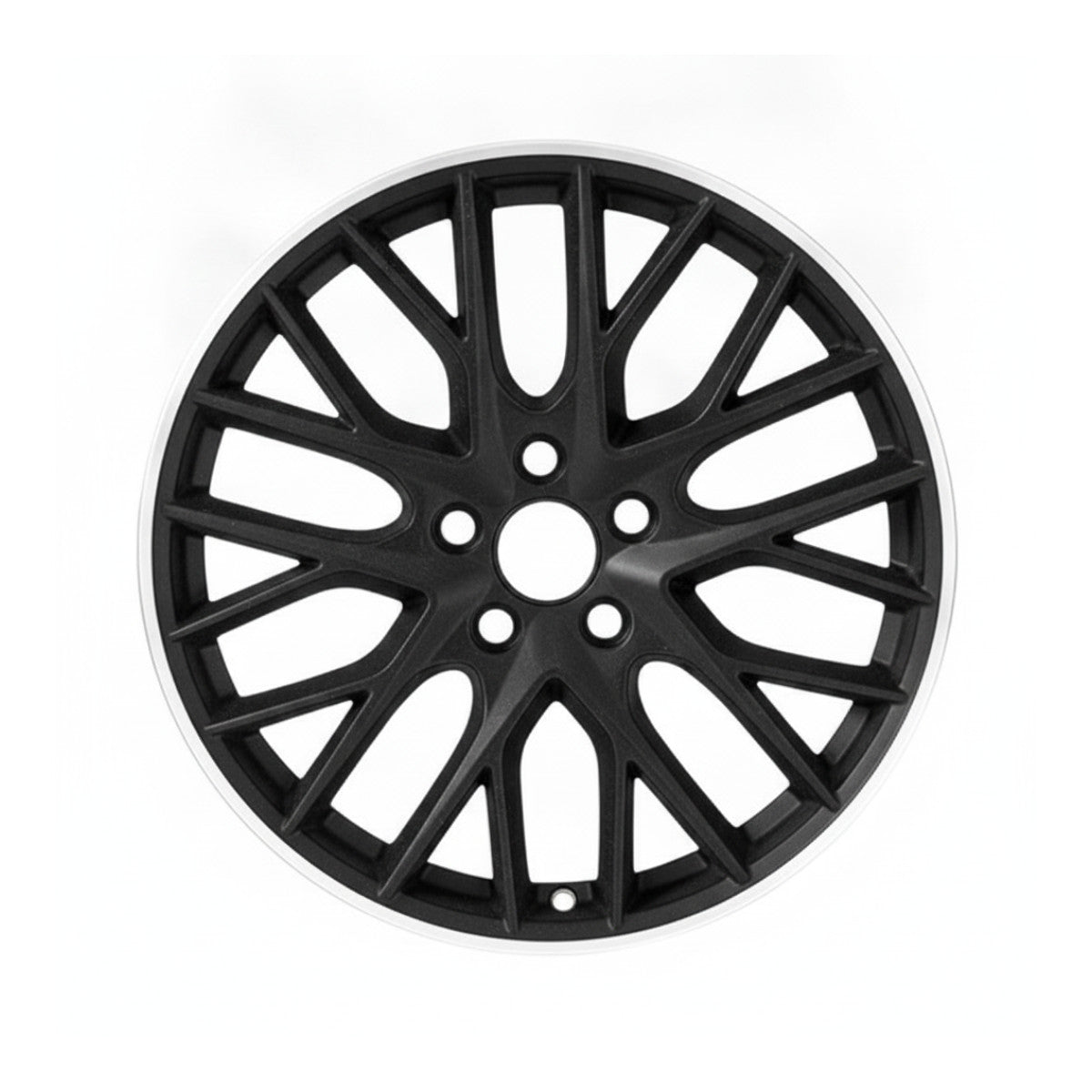 Porsche Panamera 17-23 67500 aluminum OEM wheel rim 21 x 9.5 Black Flange Front