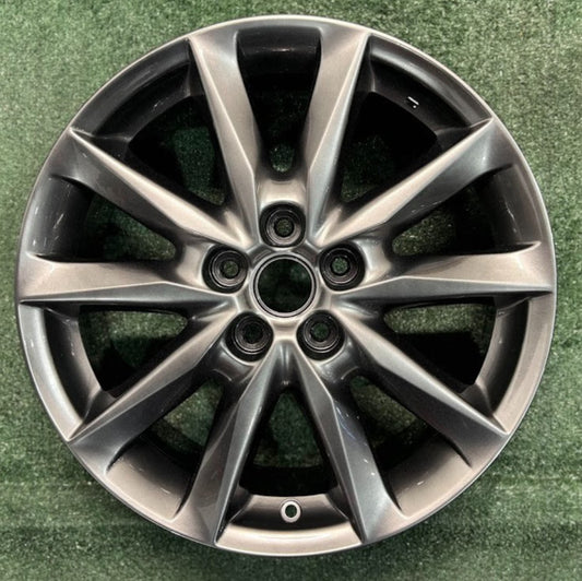 18" x 7" Mazda 3 2017 2018 Factory OEM Wheel Rim 64940 Hyper Charcoal