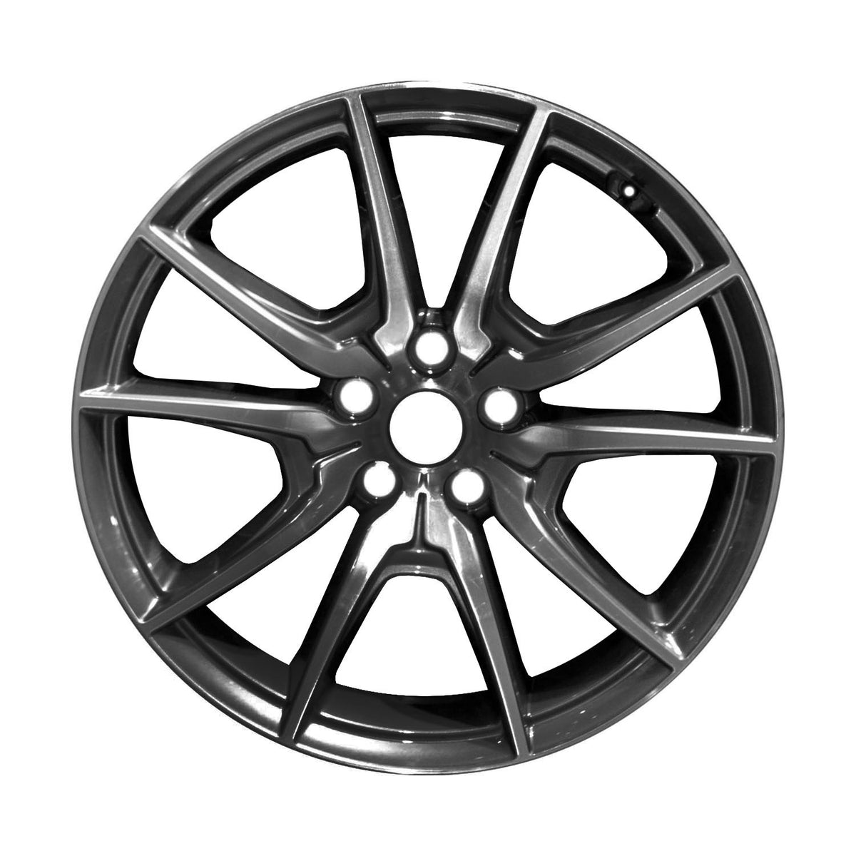 19" x 8.5" Genesis G70 2019 2020 Rear Factory OEM Wheel Rim Machined Gray 70962