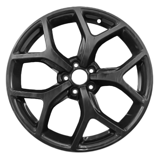 19" x 9" Alfa Romeo Giulia 2019 2020 2021 Rear Factory OEM Wheel Rim Black 58186