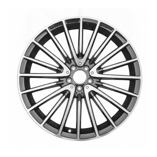 Mercedes S500 S580 21 22 23 24 25 65606 aluminum OEM rim 21 x 10 CNC Black REAR