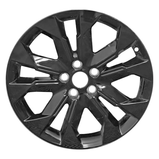 19" x 7.5" Kia Carnival 2022 2023 2024 Factory OEM Wheel Rim Black 74831
