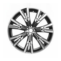 BMW X7 19 20 21 22 23 24 25 26 86541 OEM rim 22 x 10.5 CNC Charcoal REAR photo 1