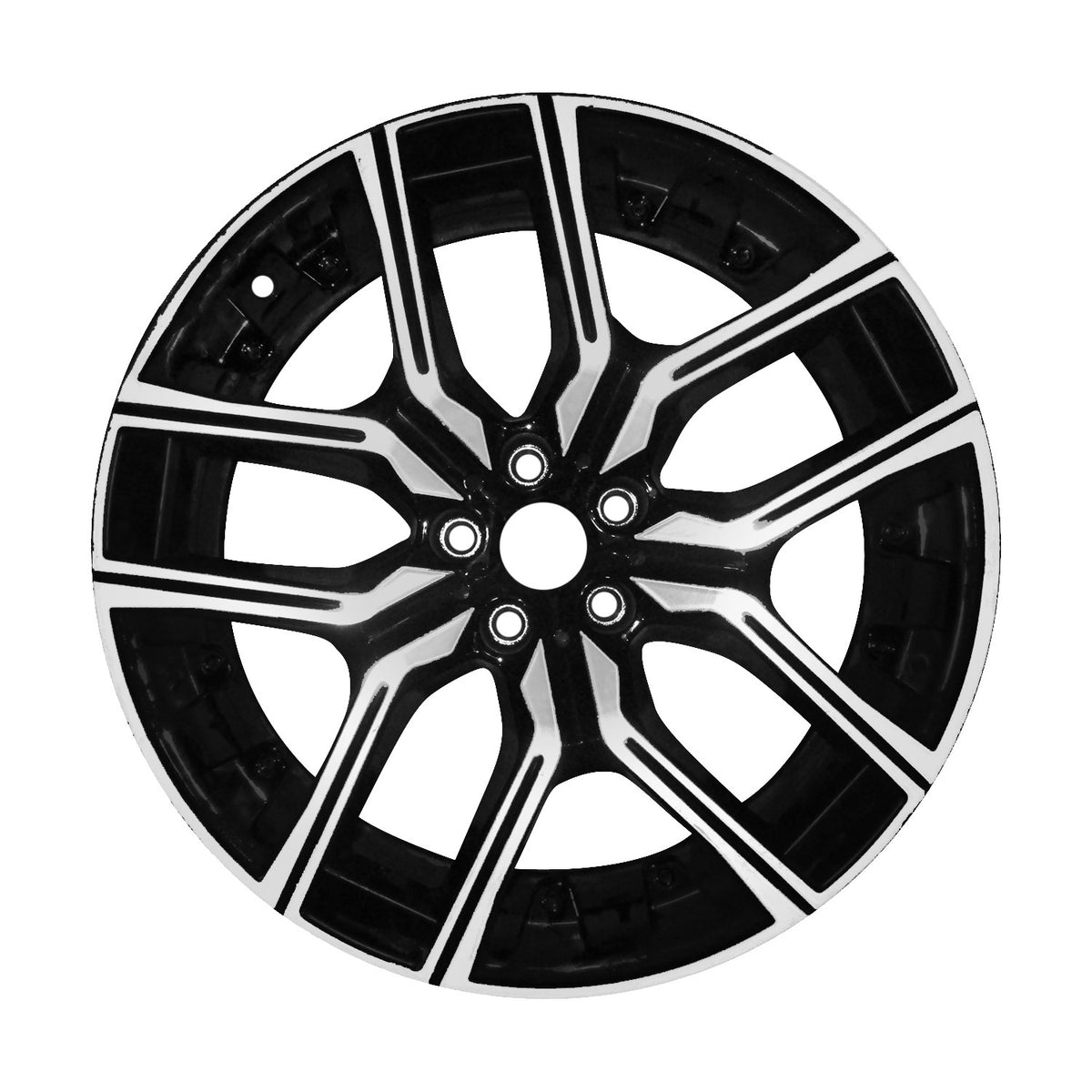 20" x 9" BMW I7 2023 2024 2025 Front Factory OEM Wheel Rim Machined Black 71530