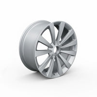 19" x 8.5" Tesla Model 3 2018 Factory OEM Wheel Rim 96231 Silver photo 2