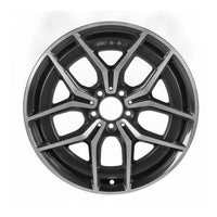 Mercedes E350 E450 65582 aluminum OEM rim 19 x 8 CNC Black photo 1