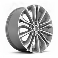 Hyundai Genesis G80 15 16 17 18 70870 aluminum OEM wheel rim 18 x 8 CNC Charcoal photo 2