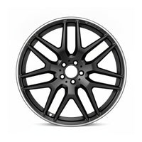 Mercedes GLE63 AMG 16 17 18 85498 OEM wheel rim 22 x 10 Black Flange FRONT photo 1