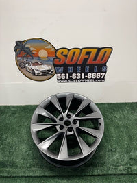 21x9 Rear Tesla Model S Turbine 2018 2019 2020 2021 OEM Wheel Rim 106652000B photo 2