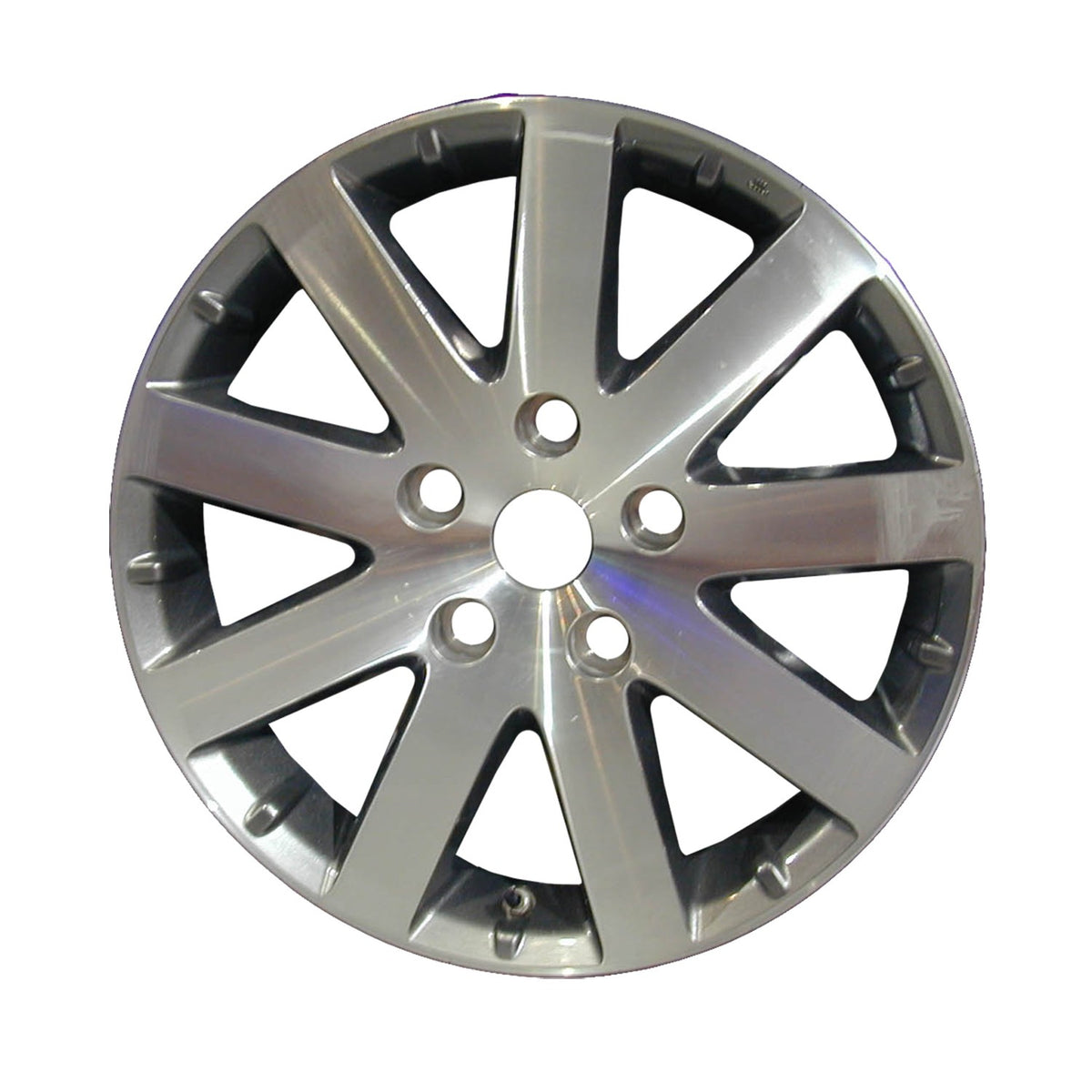 17" x 6.5" Chrysler Town & Country 2008 2009 2010 OEM Wheel Machine Silver 02332