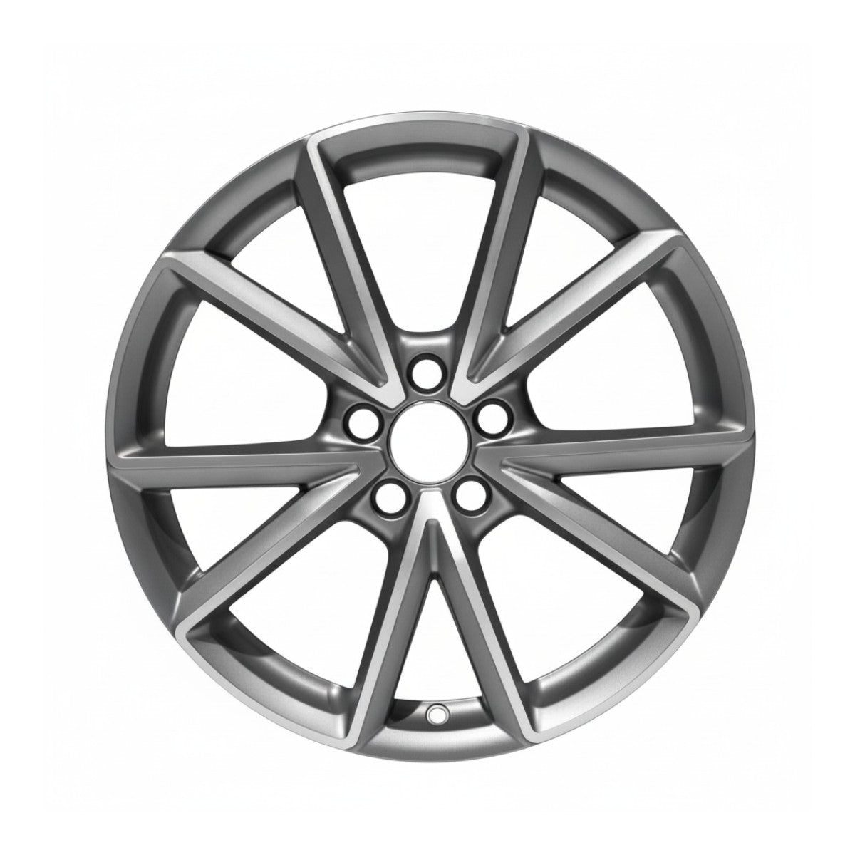 Audi S3 2017 2018 59022 aluminum OEM wheel rim 19 x 8 CNC Charcoal