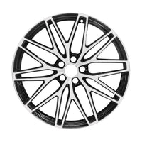 Porsche Macan 2022 2023 67242 aluminum OEM wheel rim 21 x 10 REAR CNC BLACK photo 3