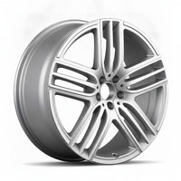 Mercedes GLS450 20 21 22 23 24 25 85805 OEM wheel rim 21 x 10 CNC Silver FRONT photo 2