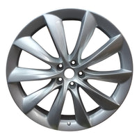 22x9 Front Tesla Model X Turbine 2016 2017 2018 2019 2020 2021 OEM Wheel Rim photo 3