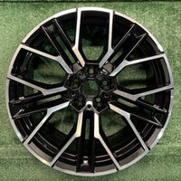 20" x 8" FRONT BMW 840i M850i 2023 Factory OEM Wheel Rim 95597 Machined Black photo 1