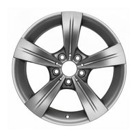 BMW 3 Series 08 09 10 11 12 13 71320 aluminum OEM wheel rim 18 x 8 Silver FRONT photo 1