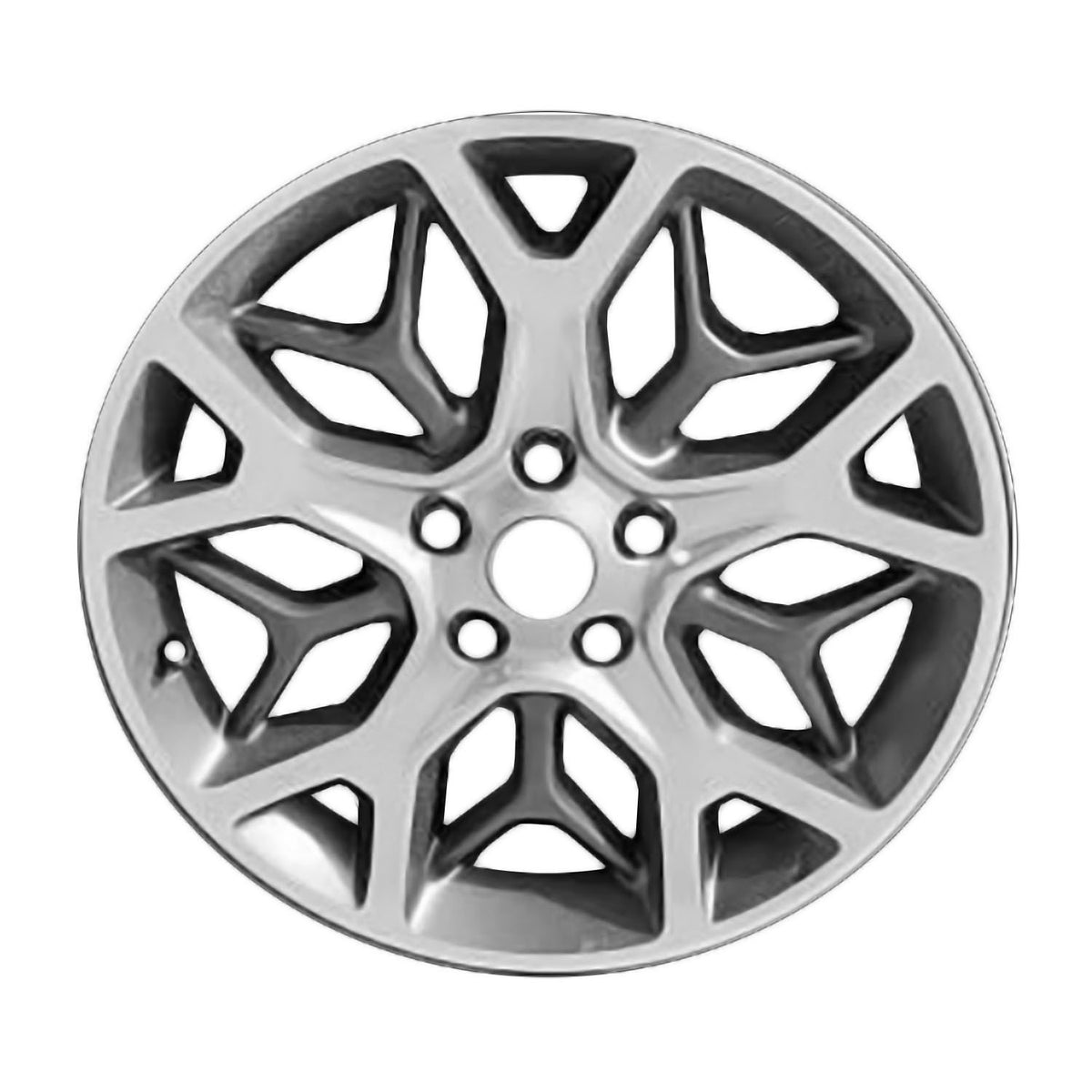 Jeep Grand Cherokee 20x8" Polished Charcoal OEM Wheel Rim 09181