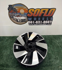 19" x 7.5" Volkswagen Taos 2024 2025 Factory OEM Wheel Rim 95885 Machined Black photo 2