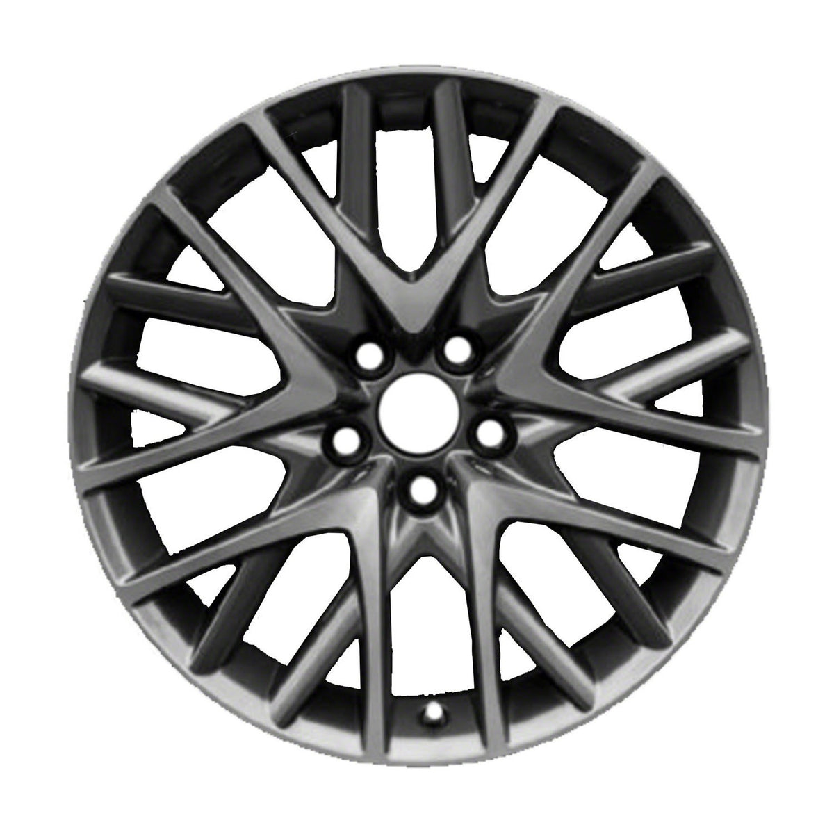 19" x 8" Lexus Rc350 2015 Front Factory OEM Wheel Rim Machined Charcoal 74315