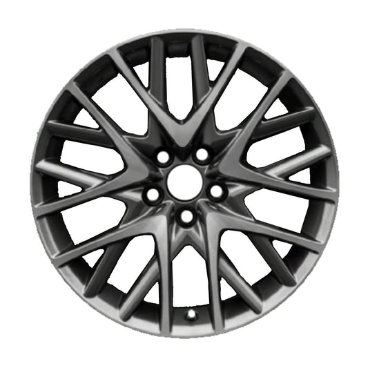19" x 8" Lexus Rc350 2015 Front Factory OEM Wheel Rim Machined Charcoal 74315
