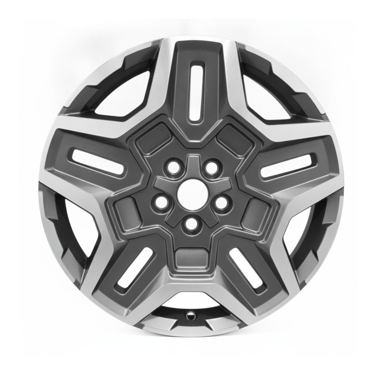 Hyundai Santa Fe 21 22 23 71007 aluminum OEM wheel rim 19 x 7.5 CNC Charcoal