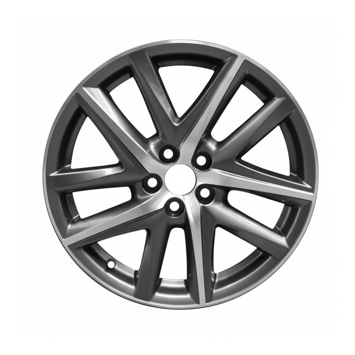 Lexus GS350 16 17 18 19 20 74349 aluminum OEM wheel rim 19 x 9 CNC Charcoal REAR