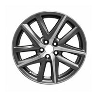 Lexus GS350 16 17 18 19 20 74349 aluminum OEM wheel rim 19 x 9 CNC Charcoal REAR photo 1