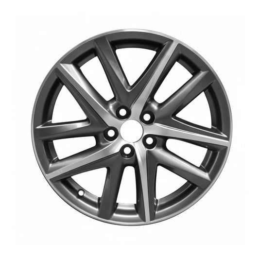 Lexus GS350 16 17 18 19 20 74349 aluminum OEM wheel rim 19 x 9 CNC Charcoal REAR