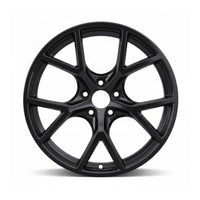 Audi RS3 2022 2023 2024 12104 aluminum OEM rim 19 x 9 Gloss Black FRONT photo 1