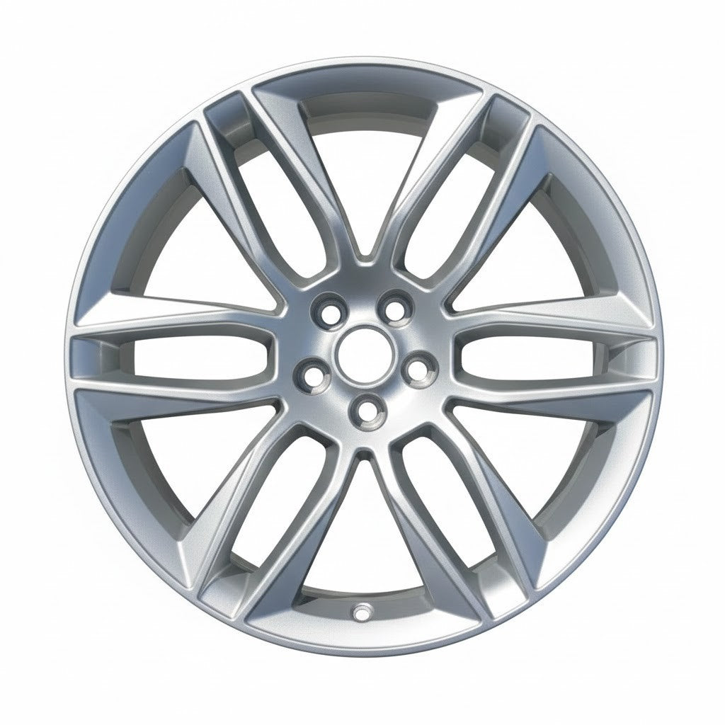 20" x 10" Rear Jaguar F-Type Gyrodyne 2014-2024 OEM Wheel Rim T2R36432 Silver