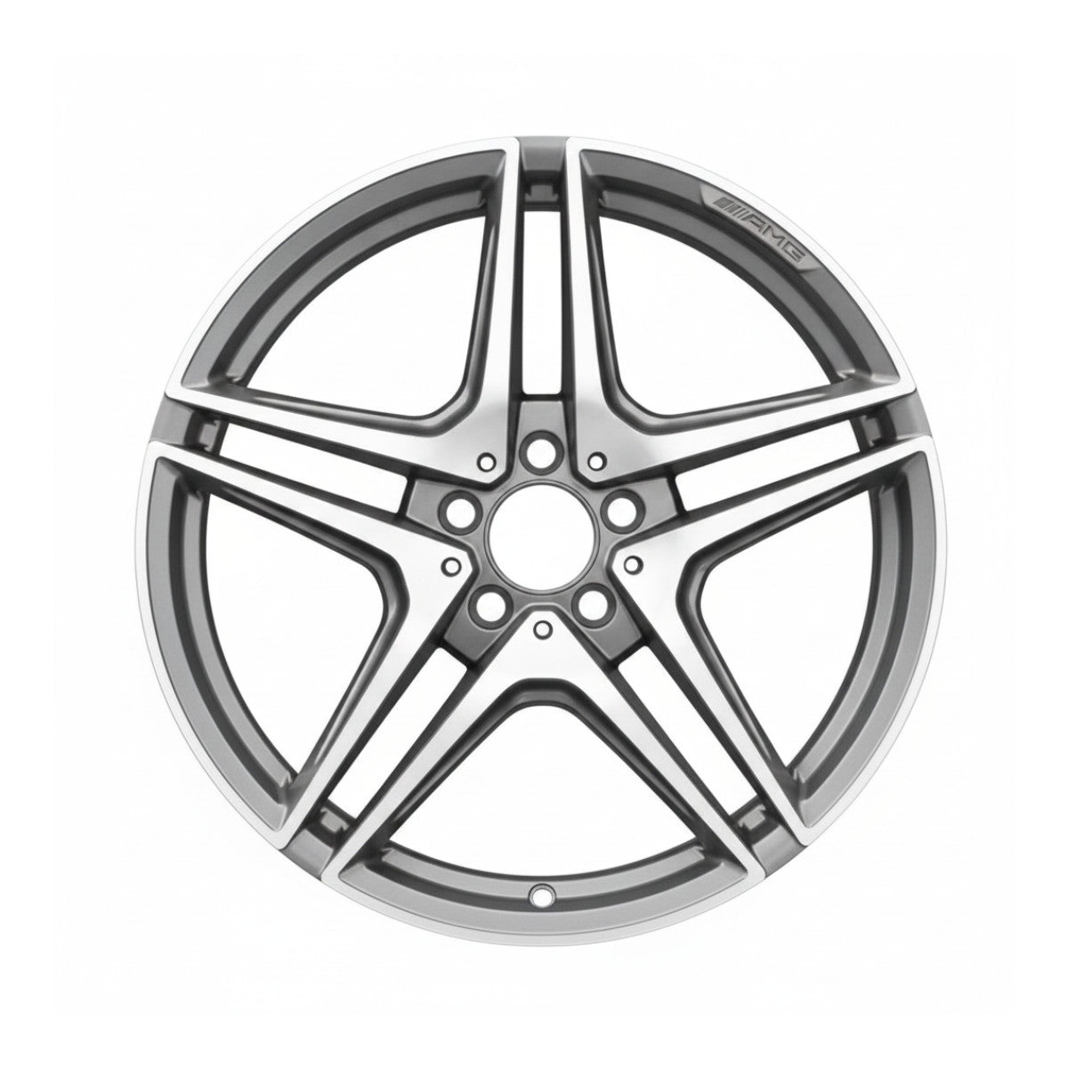 Mercedes C63 AMG 2017 2018 2019 85524 aluminum OEM rim 19 x 9 CNC Charcoal FRONT