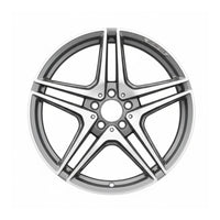 Mercedes C63 AMG 2017 2018 2019 85524 aluminum OEM rim 19 x 9 CNC Charcoal FRONT photo 1