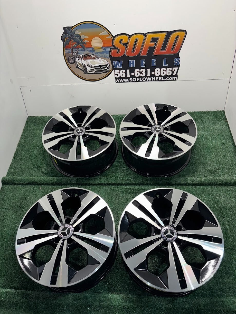 Set 18" x 7.5" Mercedes Benz GLA250 GLB250 2024 2025 OEM Wheel Rim A2474012900