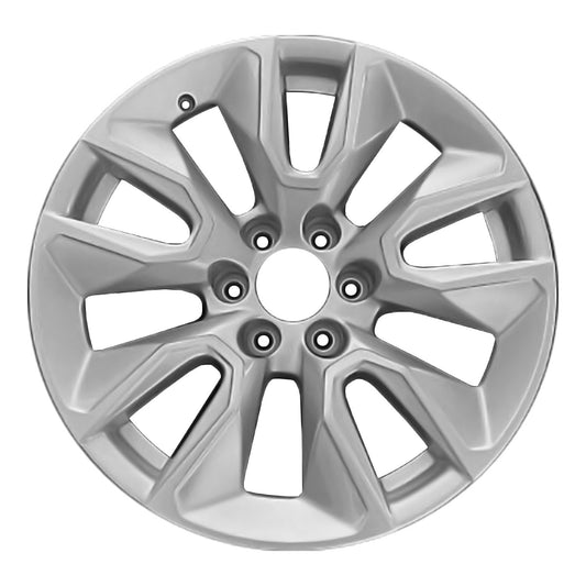 20" x 9" GMC Sierra 1500 2019 2020 2023 2025 Factory OEM Wheel Rim Silver 05916