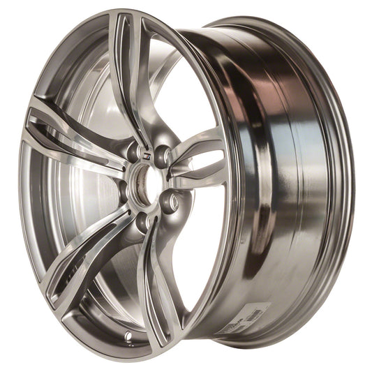 20" x 9" BMW M5 2012 2013 2014 2015 Front OEM Wheel Rim Polished Charcoal 71560
