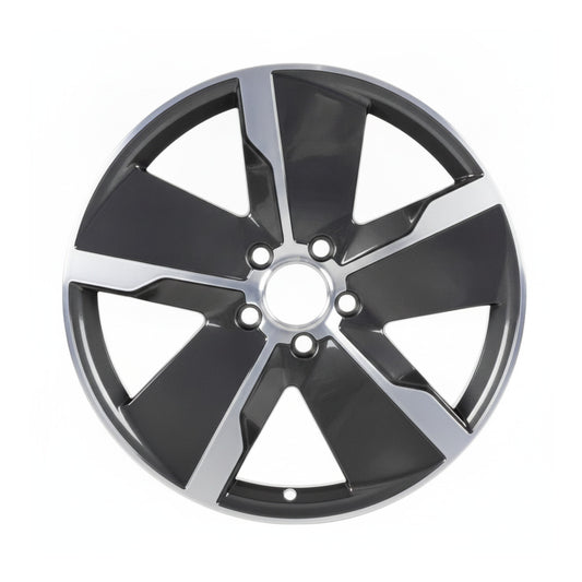 Porsche Taycan 20 21 22 23 66156 OEM rim 21 x 9.5 CNC Black FRONT PASSENGER SIDE