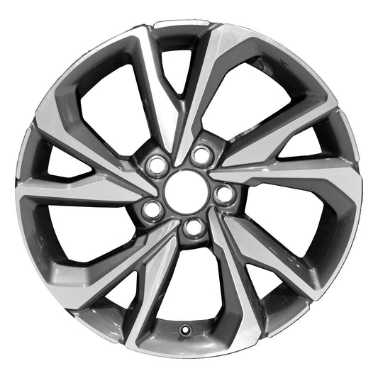 18" x 8" Honda Civic Sedan 2017 Factory OEM Wheel Rim Machined Charcoal 64108