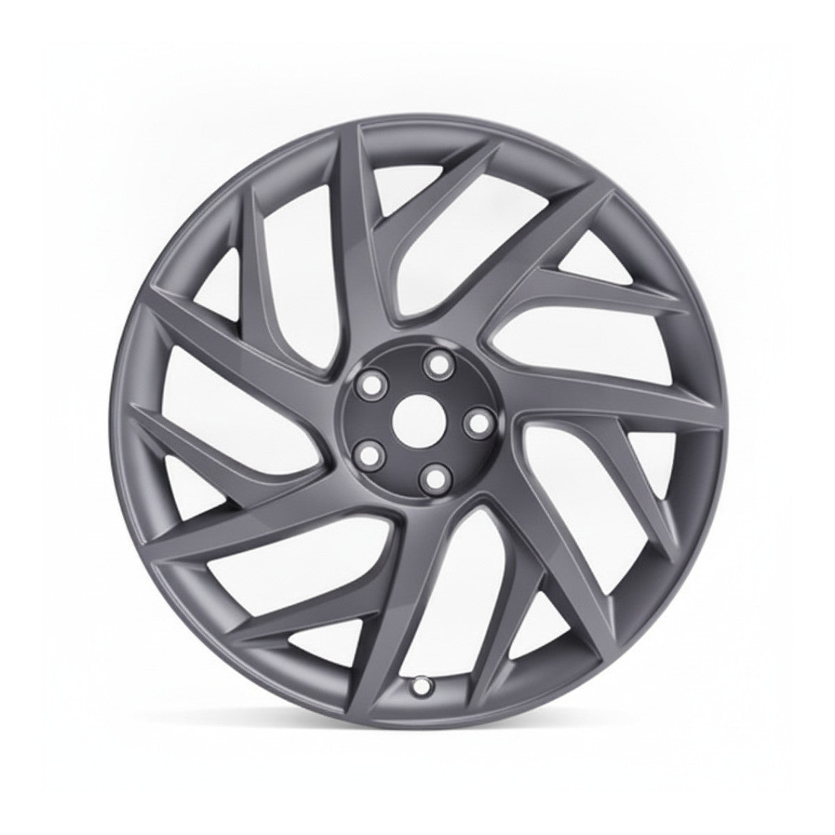 Tesla Model S 2025 94377 aluminum OEM rim 21 x 10.5 Dark Charcoal REAR