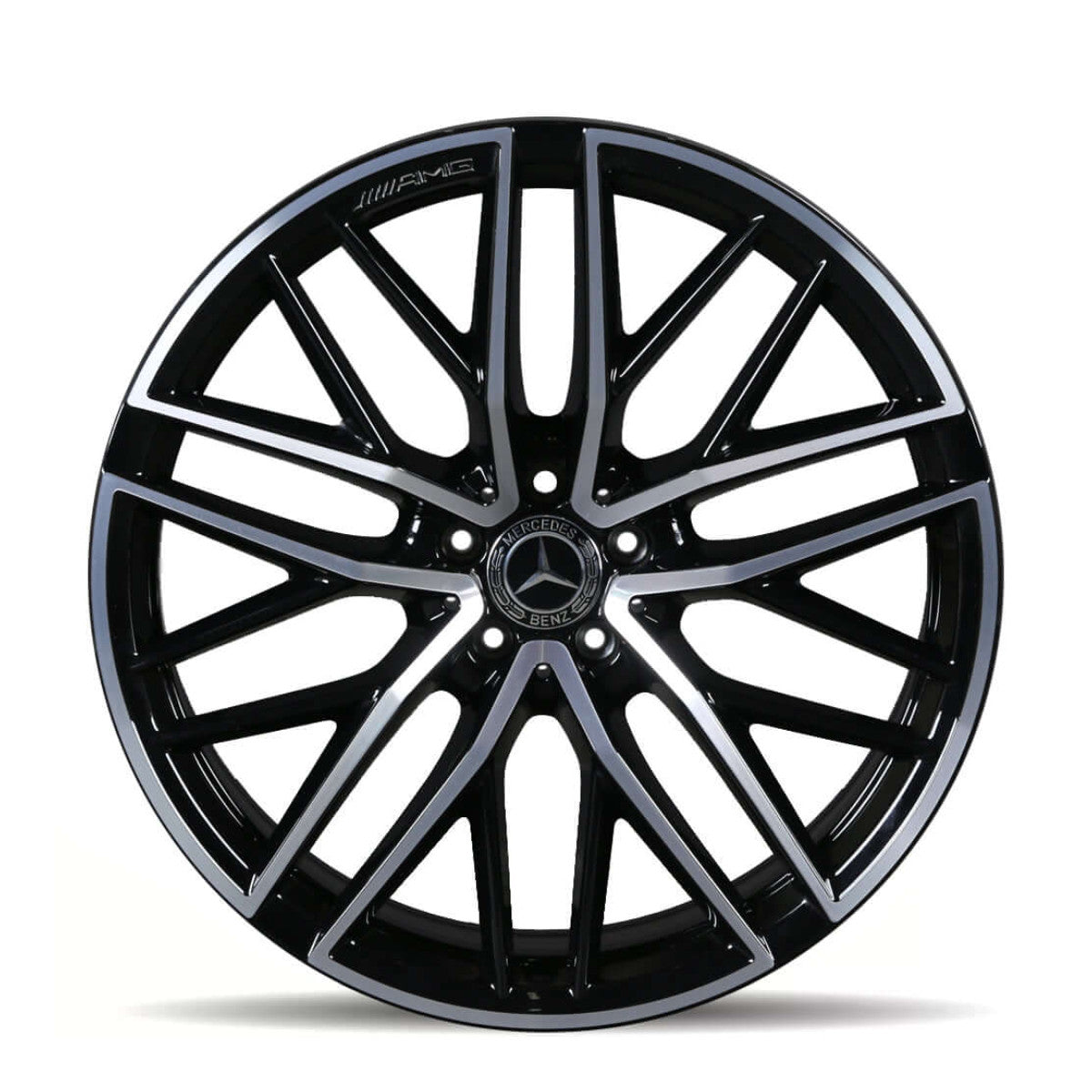 Mercedes GLC43 AMG 2019 - 2023 85732 aluminum OEM rim 21 x 8.5 CNC Black FRONT