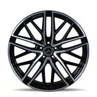 Mercedes GLC43 AMG 2019 - 2023 85732 aluminum OEM rim 21 x 8.5 CNC Black FRONT photo 1
