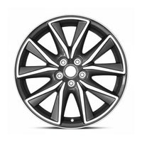 Mazda CX5 2017 2018 64247 OEM wheel rim 19 x 7 CNC Dark Bluish Charcoal Metallic photo 1