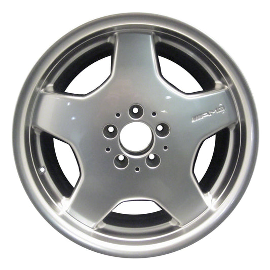 18" x 9.5" Mercedes-Benz CL600 2003 2004 Rear OEM Wheel Rim Hyper Silver 65233
