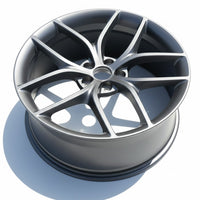 20"x10" Front Tesla Model S Plaid ZERO-G 2021 2022 2023 OEM Wheel Rim 142022600A photo 2