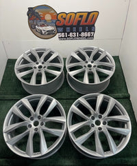 21" x 9" REAR Tesla Model S 2018 Silver Factory Alloy OEM Wheel Rim 96561 photo 2
